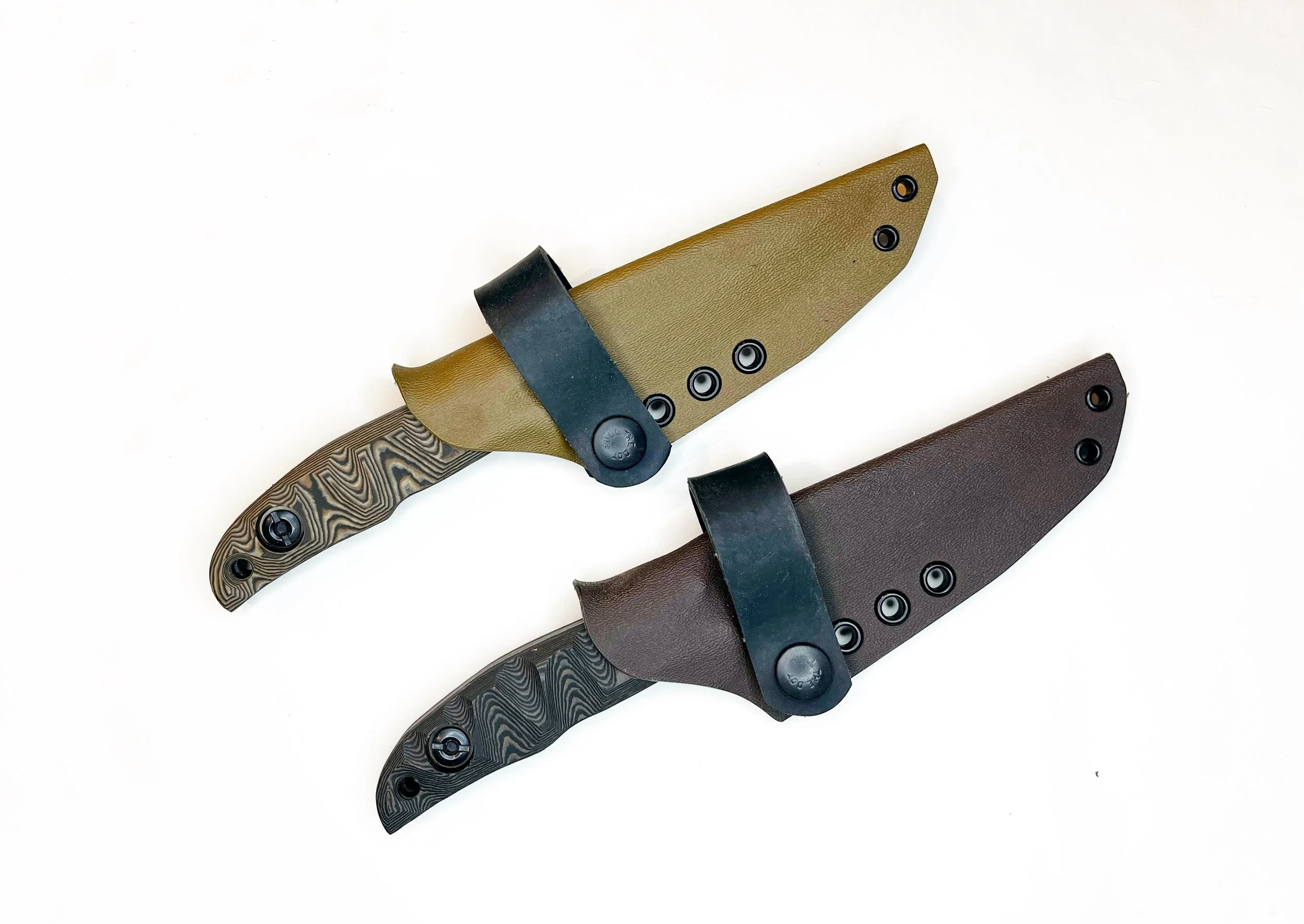 EK.Knifeハンドメイドカスタム、専用GIベルト付きMADEIN.USA エイカー AKER B14 ファンシー ステッチベルト MADE IN USA